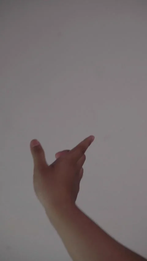 Hand Gesture, shooting gesture Stock Footage 313250809