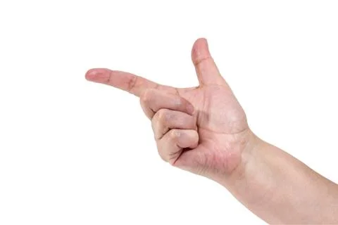 Hand gesture -show Stock Photos
