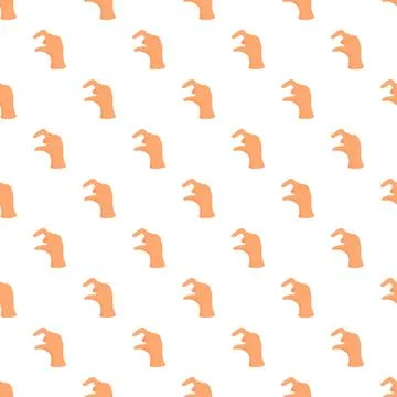 Hand gesture showing small size repeating pattern Stock Illustration