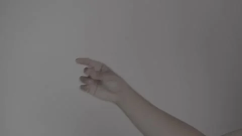 Hand gesture, snapping fingers Stock Footage 312846823