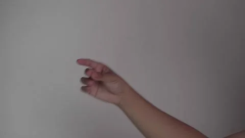 Hand gesture, snapping fingers Stock Footage 312846916
