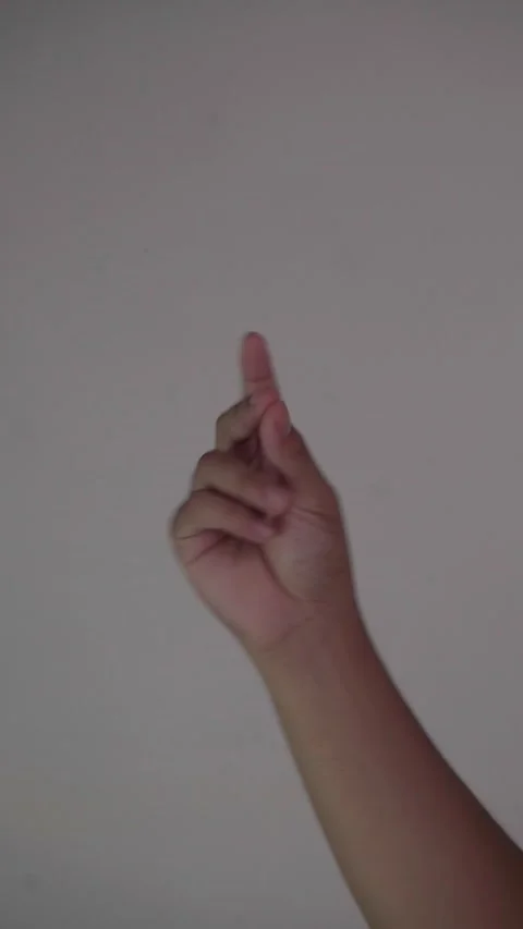 Hand Gesture, Snapping finggers Stock Footage 313249291