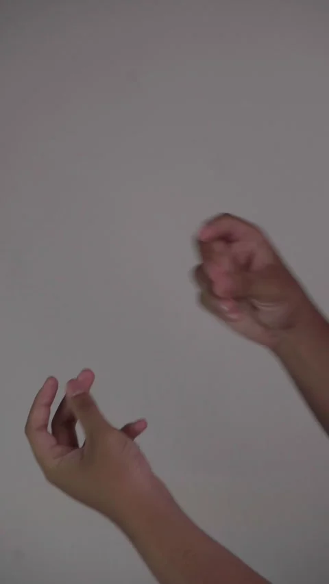 Hand Gesture, Snapping finggers Stock Footage 313250804