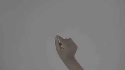 Hand Gesture, swipe Stock Footage 312867739