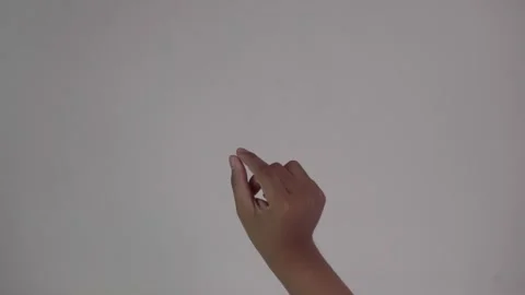 Hand Gesture, swipe Stock Footage 313232642