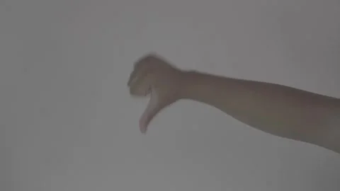 Hand gesture, thumb down Stock-Footage 312847172