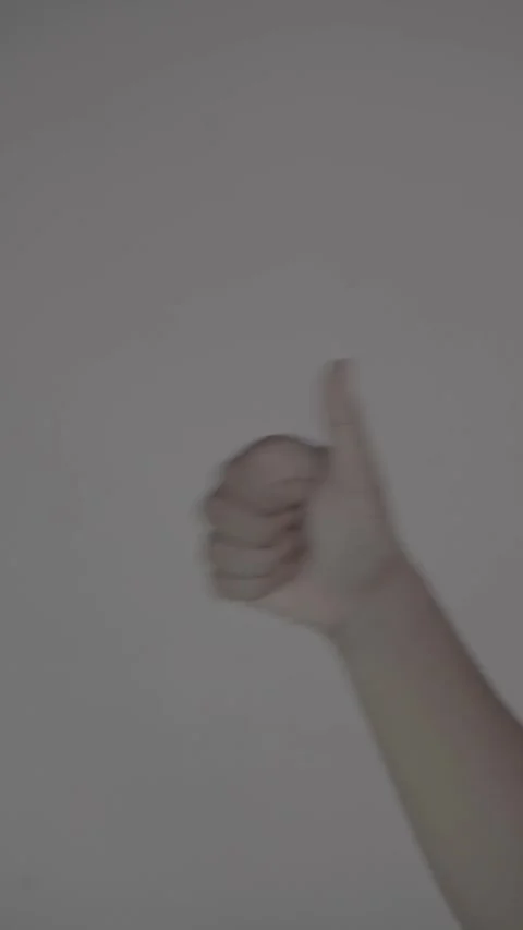 Hand Gesture, Thumb up Stock Footage 313250349