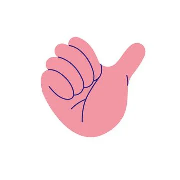 Hand like gestures Stock Illustration