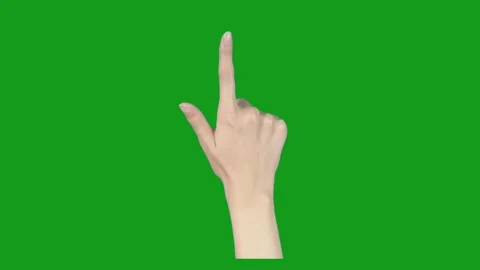 Hand gestures motion graphics with green screen background Stock Footage 137559721