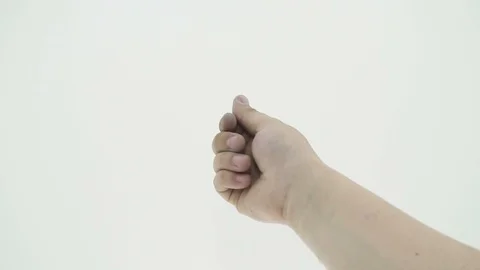 Hand gestures. pay tip Stock Footage 106677225