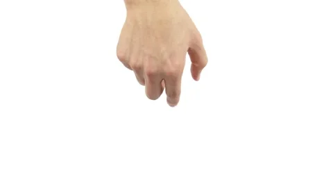 Hand gestures, showing the uses of computer touchscreen, tablet, trackpad. Full  Stock Footage 63373316