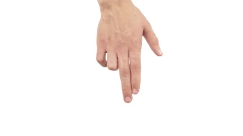 Hand gestures, showing the uses of computer touchscreen, tablet, trackpad. Full  Stock Footage 63373350