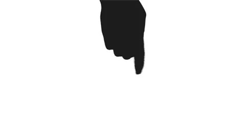 Hand gestures, showing the uses of computer touchscreen, tablet, trackpad. Full  Stock Footage 63463912