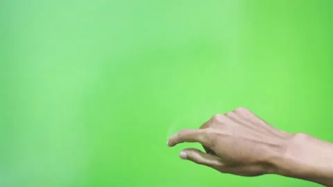 Hand gestures touch the screen, and operate LCD touch Stock Footage 224859167