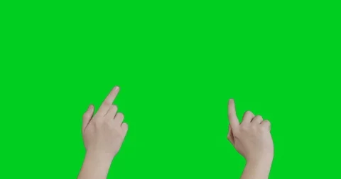 Hand gestures. Touch screen. men's hand. Gestures chroma key pack. Man hand Stock Footage 121395357