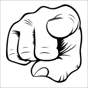 Hand gestures - You Ilustração Stock