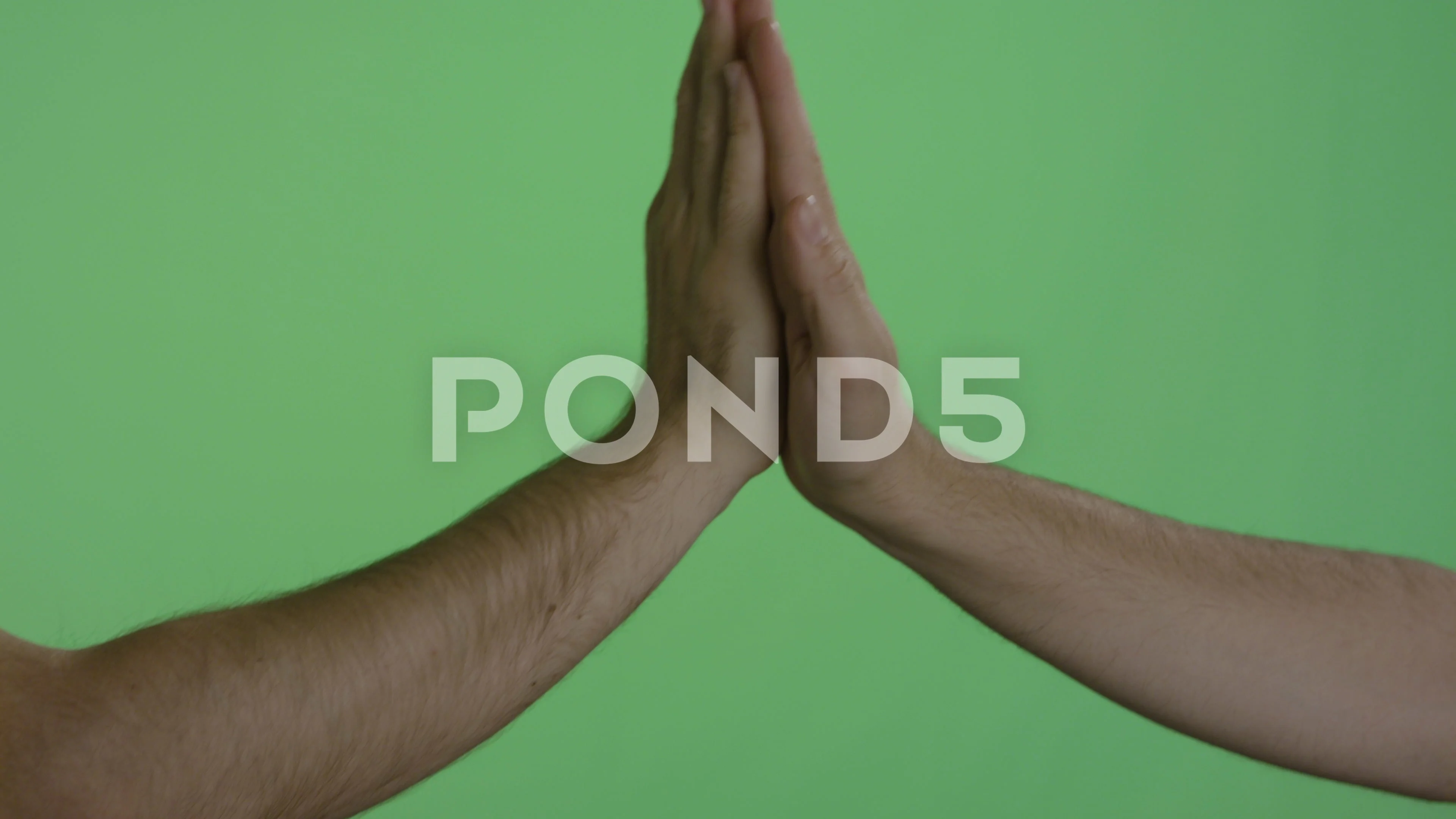 Hand giving high five, image size:3840x2160