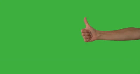 Hand giving thumbs up gesture Stock Footage 142097387