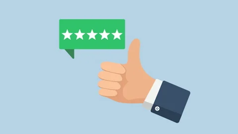 Hand giving a thumbs up with a green speech bubble 2d with Alpha Matte Stock Footage 334993841