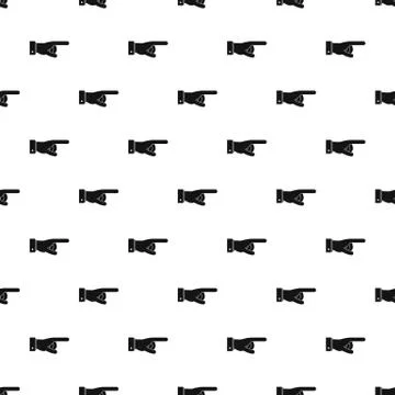 Hand go pattern seamless vector Illustrazione stock