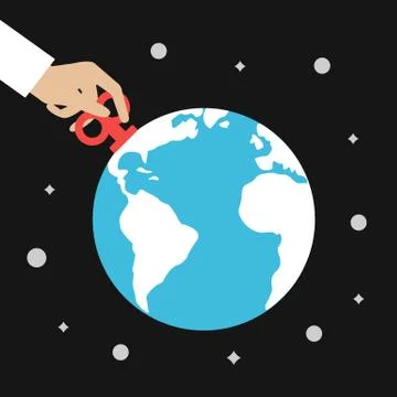 Hand of god Illustration