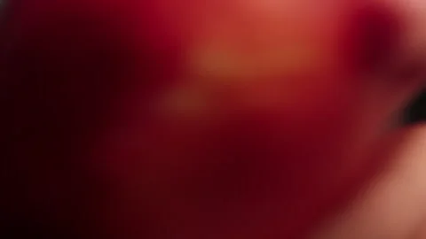 Hand grabs a fruit from the fridge at night Video stock 250820500