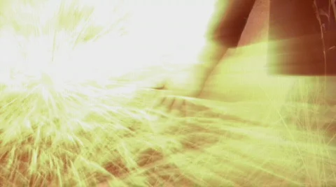 Hand on grain rays Stock Footage 843466