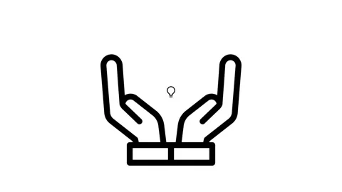 A hand grasping a light bulb, representing sustainable energy and creativity. 스톡 동영상 334778472
