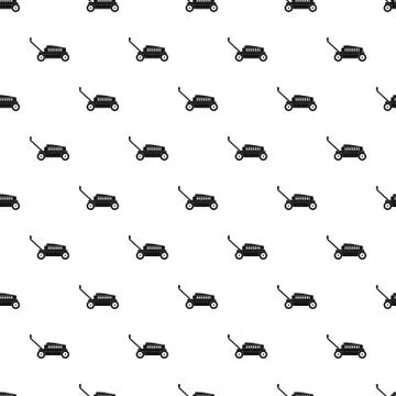 Hand grass cut pattern seamless vector Stock Illustration