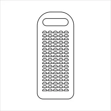 Hand grated coconut icon Stock Illustration