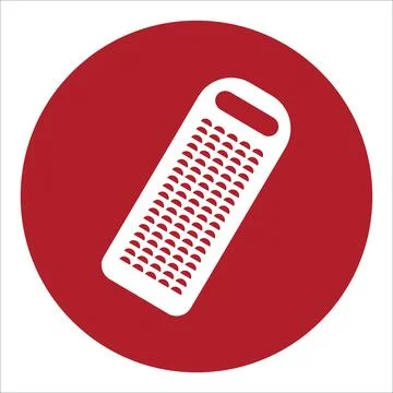 Hand grated coconut icon Stock Illustration