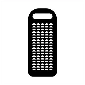 Hand grated coconut icon Stock Illustration