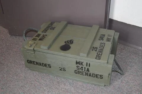 Hand grenade case Foto stock