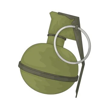 Hand grenade illustration Stock-Illustration