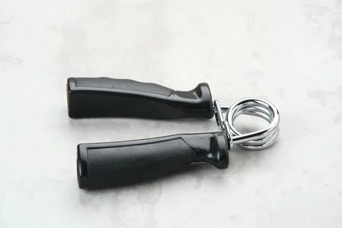 Hand grip exercise Stock Photos