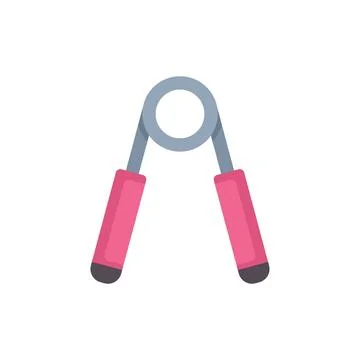 Hand grip exerciser for building strength and fitness Ilustración de archivo