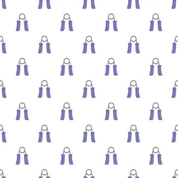 Hand grip exerciser pattern training strength fitness Stock Illustration