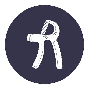 Hand grip icon design Stock Illustration