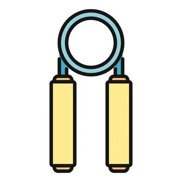 Hand gripper strengthening tool for grip exercise workout Stock Illustration