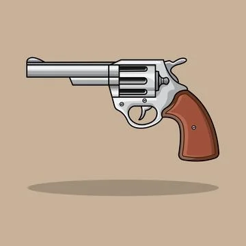 Hand Gun Stock Illustration
