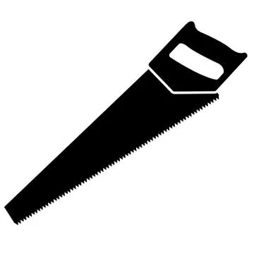 Hand hacksaw icon Stock Illustration