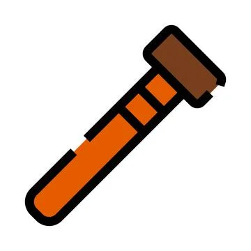 Hand hammer tool creating, building, and repairing concepts Ilustración de archivo