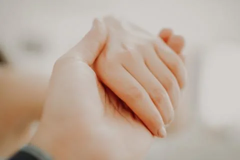 Hand in Hand Lovers Stock Photos