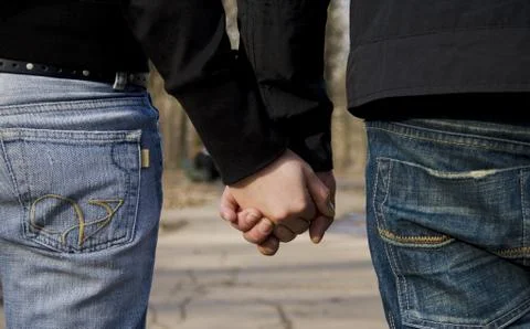 Hand in hand Stock-Fotos