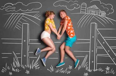 Hand in hand. Stock Photos