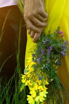 Hand in hand Stock Photos