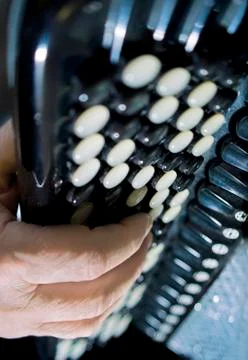 Hand on harmonica 写真素材