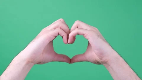 Hand heart Stock Footage 264959504