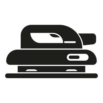 Hand held electric sander power tool icon Ilustración de archivo