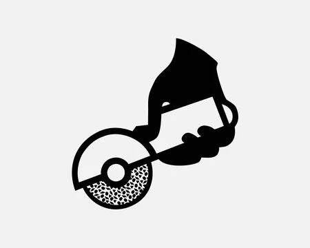 Hand Held Grinder Icon Sand Paper Tool Construction Worker Icon Sign Vector Stock Illustration